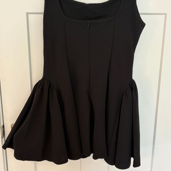 Black Sleeveless Fit & Flare Dress – Size L - Picture 4 of 6
